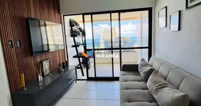 Lindo apartamento de 1/4 com Vista Mar