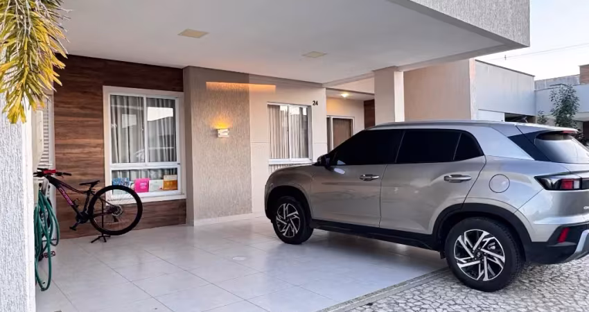 Excelente casa mobiliada em condomínio para locação no sim