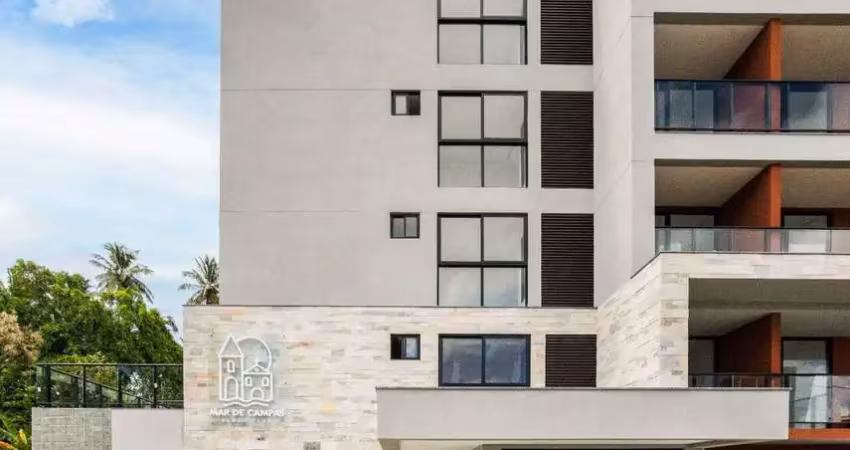 Apartamento à venda, 1 quarto, mar de campas - tamandaré/pe