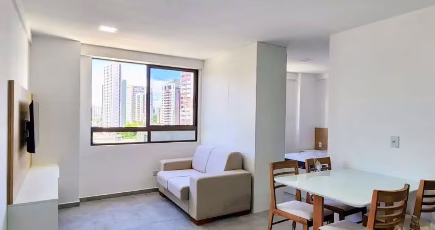 Apartamento para aluguel, 1 quarto, 1 vaga, boa viagem - recife/pe