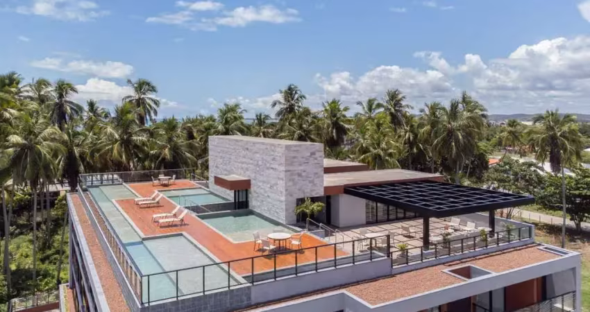 Studio à venda, 1 quarto, 1 vaga, mar de campas - tamandaré/pe