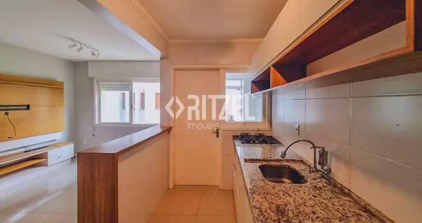 Apartamento semi mobiliado para locação, 2 quartos, 1 vaga, centro, novo hamburgo, rs