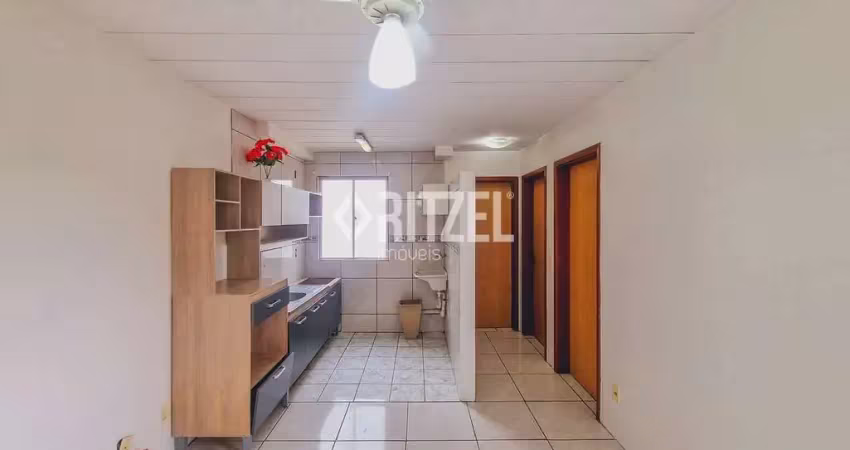 Apartamento semi mobiliado para locação, 2 quartos, 1 vaga, canudos, novo hamburgo, rs