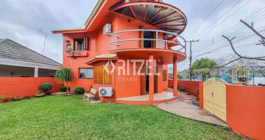 Casa mobiliada para locação, 4 quartos, 2 vagas, genuíno sampaio, campo bom, rs