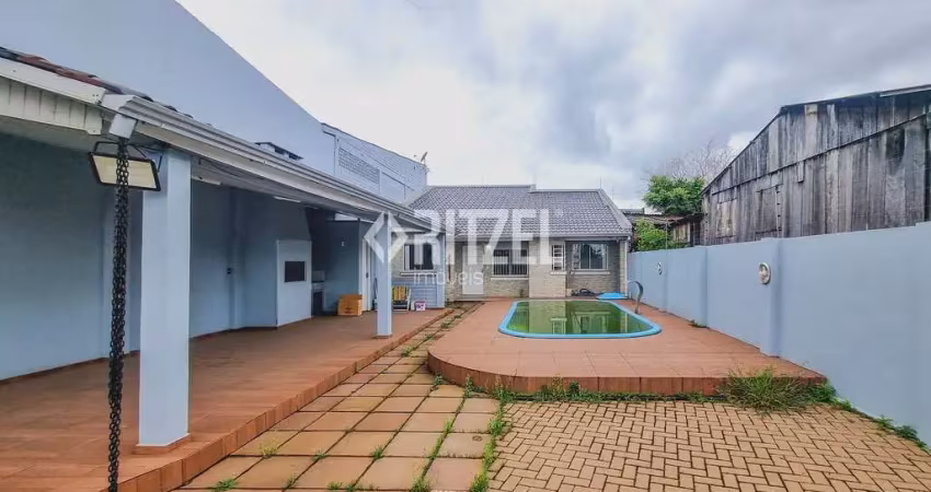 Casa com piscina para locação, 2 quartos, 2 vagas, santos dumont, são leopoldo, rs