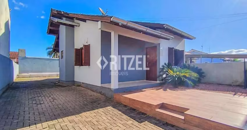Casa com piscina para locação, 2 quartos, 1 banheiro, lago azul, estância velha, rs