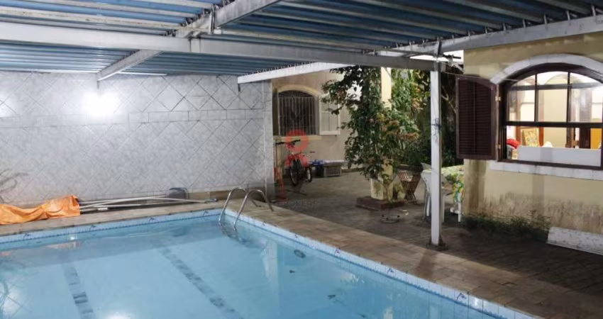 Casa na Praia para Venda em Praia Grande, Guilhermina, 3 dormitórios, 2 vagas