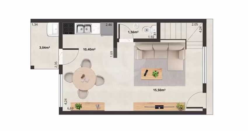 Condomínio com 2 quartos à venda em morada da granja - rj