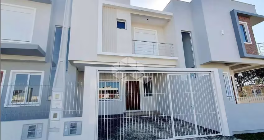 Sobrado novo 3 dormitórios sendo 1 suíte com closet no bairro nossa sra das graças.