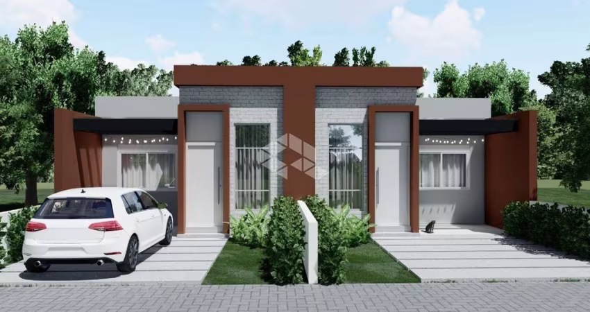 Casa Geminada 2 dormitórios quiosque Estancia Velha bairro Campo Grande