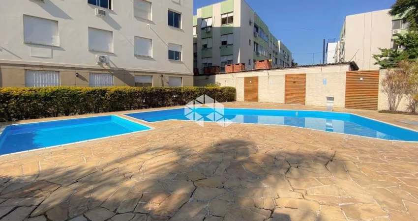 Apartamento de 02 dormitórios no BairroTeresópolis com piscina, salão de festas, portaria 24h..