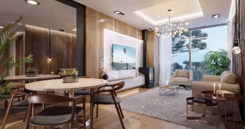 Apartamento 01 dormitório, com 55,91m² privativos, 01 vaga, em Gramado