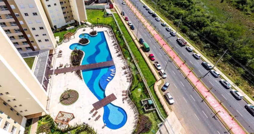 Apartamento semimobiliado 76m², 3 dormitórios,  01 suíte, sala e cozinha integrados e churrasqueira