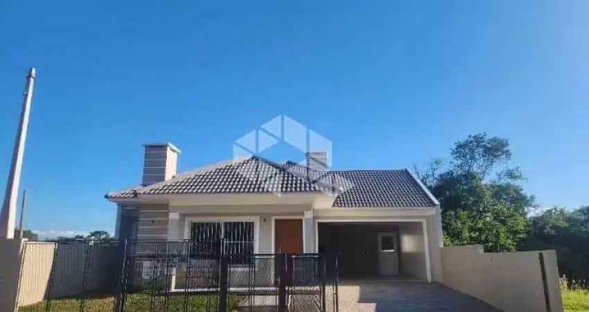 Casa nova, 03 dormitórios, no loteamento estância jardim