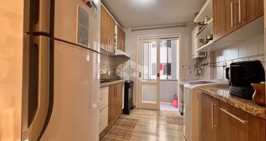 Apartemento semi mobiliado,  2 dormitórios,  sacadas e  vaga coberta