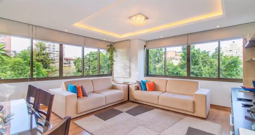 Apartamento com 114m² mobiliado à venda, 3 dormitórios e 2 vagas de garagem, bairro auxiliadora