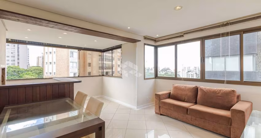 Apartamento a venda semi-mobiliado com 2 dormitórios sendo 1 suíte e 2 vagas individual no bairro Bela Vista
