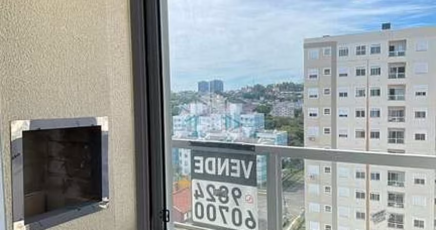 Apartamento novo de 2 quartos, sacada com churrasqueira e vaga no Morro Santana