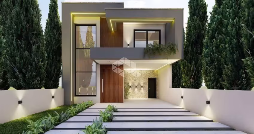 Seu novo lar de alto padrão espera por você! Sobrado de 150m² com 3 dormitórios, suíte, pé-direito duplo, living integrado, área gourmet e amplo pátio