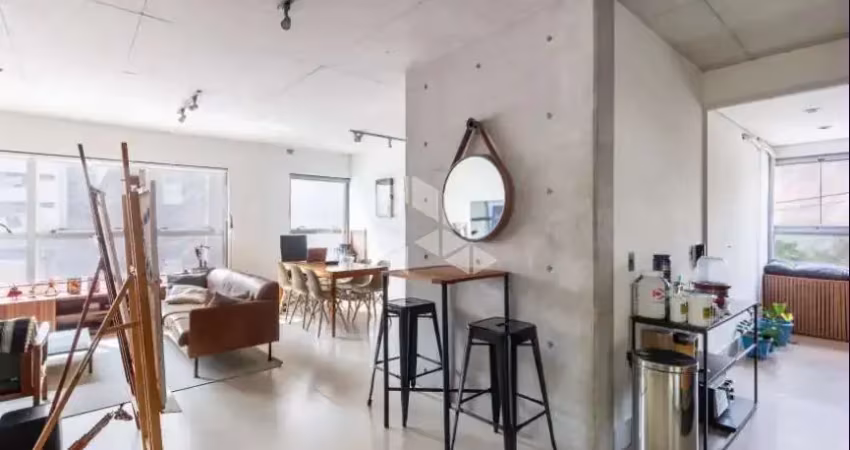 Apartamento de alto padrão na Vila Olímpia, São Paulo-SP, com 1 quarto, 1 suíte, 2 salas, 2 banheiros, 1 vaga de garagem e 70m² de área. Agende uma vi