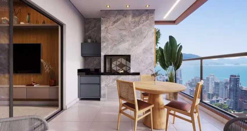 Apartamento com três suites na meia praia em itapema sc