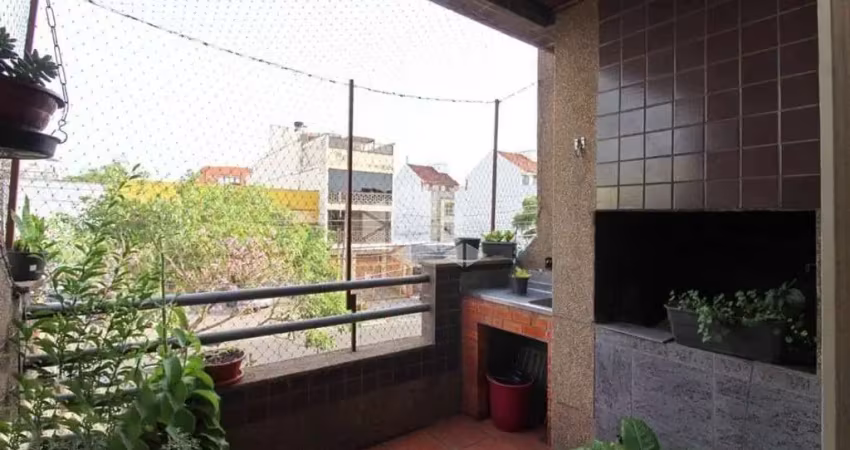 Apartamento com sacada e churrasqueira e vaga coberta a metros do zaffari borubon