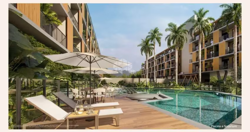 Apartamento 2 dormitórios, 1 suíte, 1 vaga em condomínio-clube - morro das pedras, florianópolis