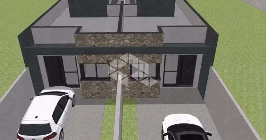 Casa geminada com dois quartos no bairro são francisco farroupilha rs