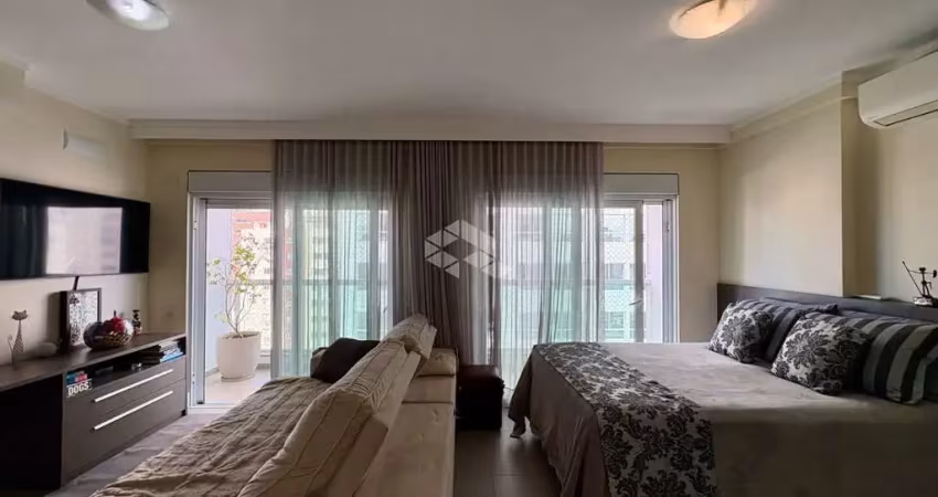 Apartamento semimobiliado com 1 suite e lazer completo no centro de florianópolis