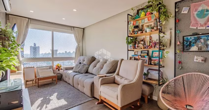 Apartamento dois dormitórios/quartos com duas vagas e churrasqueira no jardim botânico