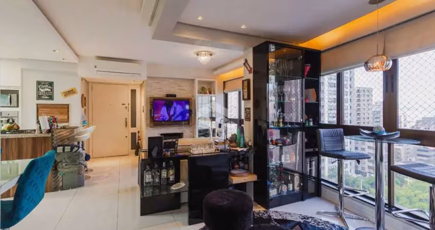 Apartamento mobiliado, 82m², 2 dormitórios (1 suíte) 2 vagas no três figueiras próx.ao gnu e pça da encol