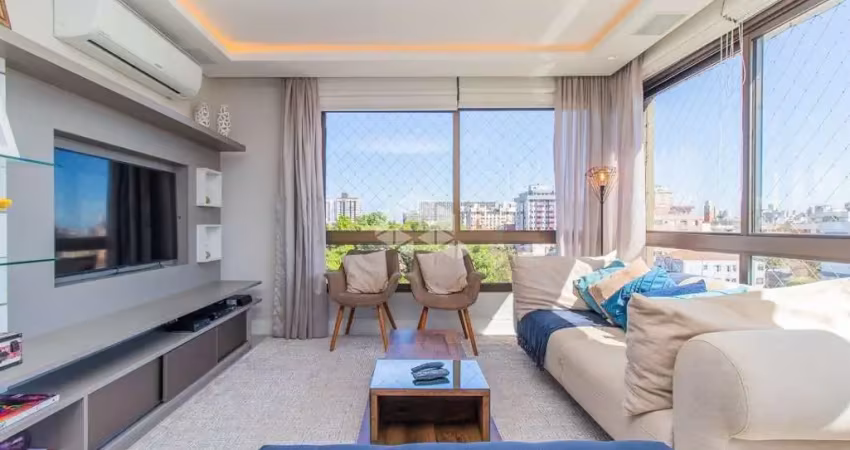 Apartamento à venda com 03 dormitórios / quartos com 01 suíte na rua múcio teixeira no bairro menino deus em porto alegre / rs.