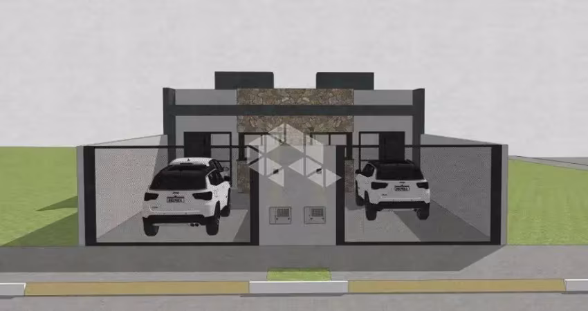 Casa geminada com dois quartos no bairro são francisco farroupilha rs