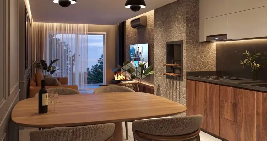 Apartamento com 2 suítes, 76,90m², 1 vaga no bairro pórtico em gramado