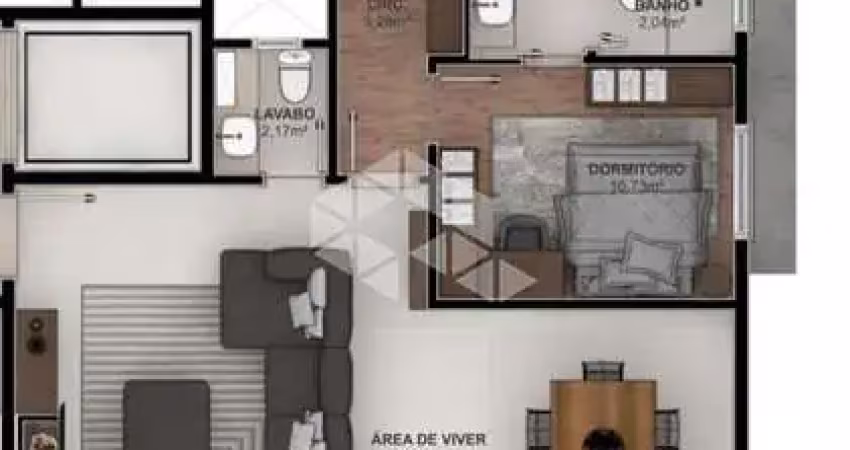Apartamento 03 dormitórios no bairro são em farroupilha
