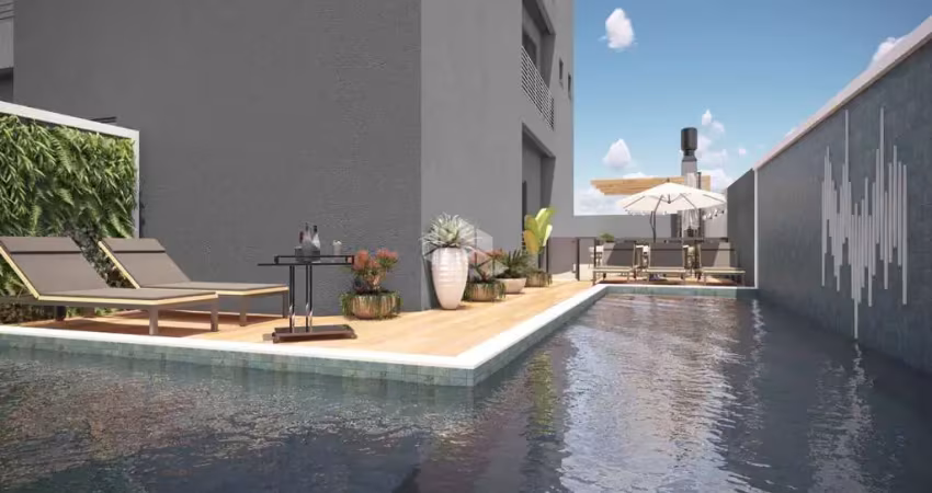 Apartamento com 2 dormitórios sendo 1 suíte e 1 vaga de garagem em morretes itapema
