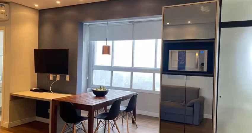 Loft mobiliado com 43m² para locação no pq. monte líbano, mogi das cruzes/sp