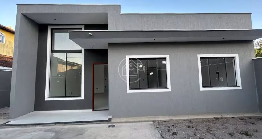 Casa linear  com quintal – enseada, rio das ostras/rj