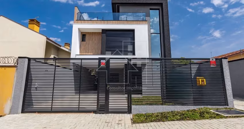 Sobrado a venda com 3 quartos c/ 3 suítes com 166m² privativos no bairro novo mundo curitiba