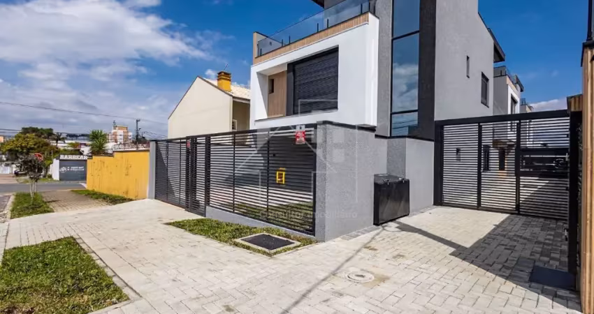 Sobrado triplex com 3 quartos com suíte com 134 m² privativos no bairro novo mundo curitiba
