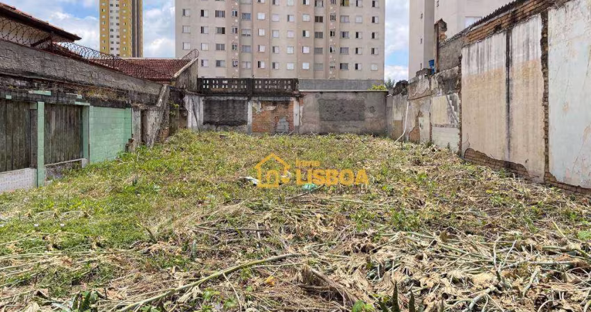 Terreno à venda, 240 m² por R$ 850.000,00 - Tatuapé - São Paulo/SP