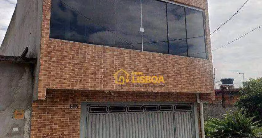 Sobrado com 2 dormitórios à venda, 300 m² por r$ 450.000,00 - jardim são bernardino - suzano/sp