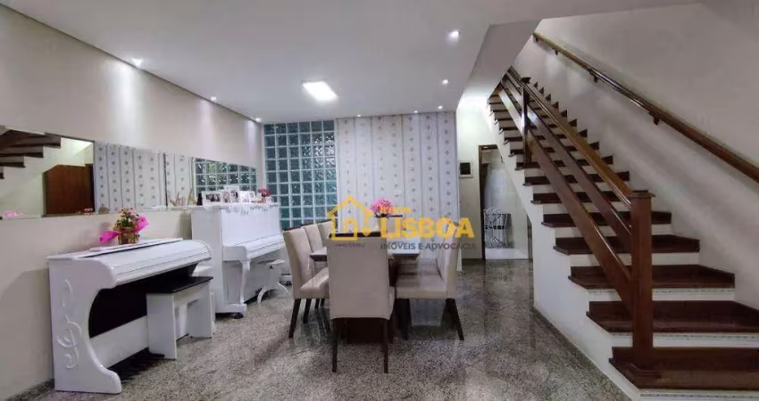 Sobrado com 3 dormitórios à venda, 250 m² por r$ 589.900,00 - parque são rafael - são paulo/sp