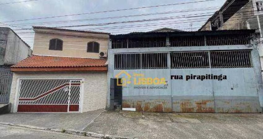 Galpão, 500 m² - venda por R$ 1.669.500,00 ou aluguel por R$ 10.594,38/mês - Jardim São Gabriel - São Paulo/SP