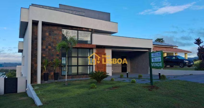 Casa com 3 dormitórios à venda no Condomínio Ninho Verde ll, 174 m² por R$ 840.000 - Centro - Pardinho/SP