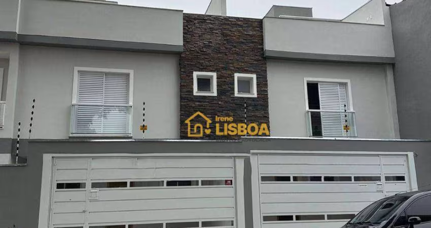 Sobrado novo com cobertura, com 2 suítes à venda, 120 m² por R$ 635.000 - Vila Marina - Santo André/SP