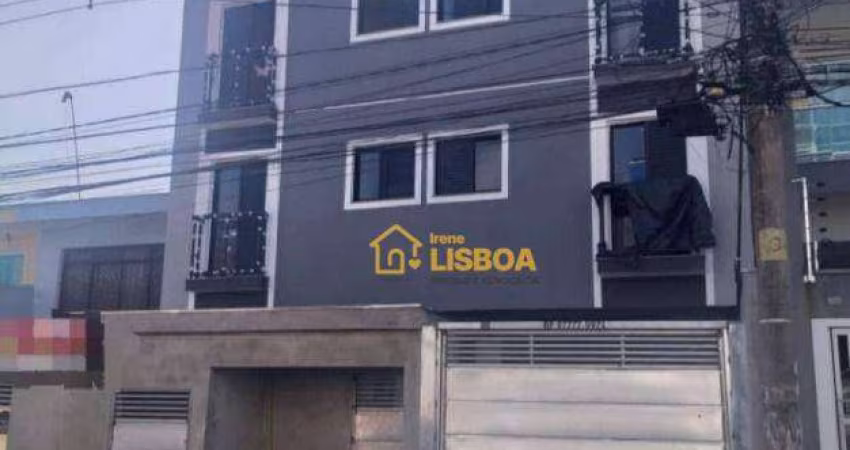 Apartamento com 2 dormitórios à venda, 46 m² por R$ 315.000,00 - Vila Príncipe de Gales - Santo André/SP