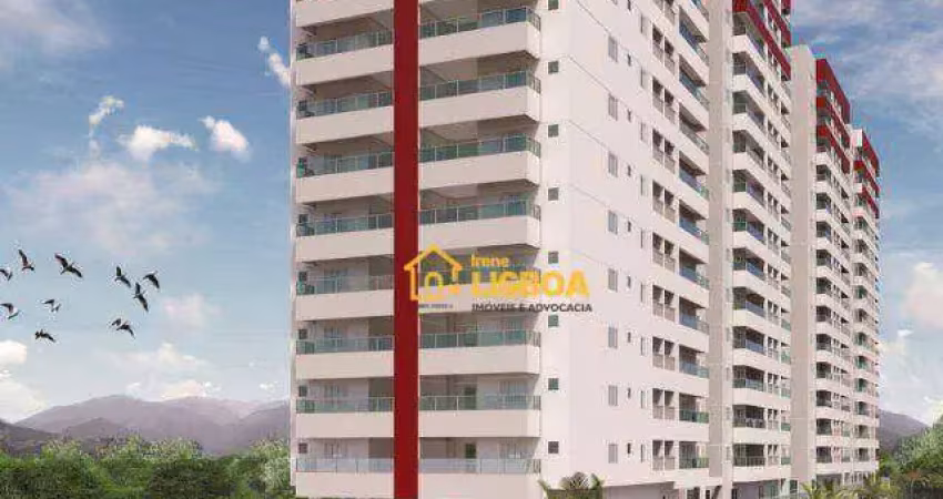 Apartamento com 2 dormitórios à venda, 71 m² por r$ 480.000 - caiçara - praia grande/sp