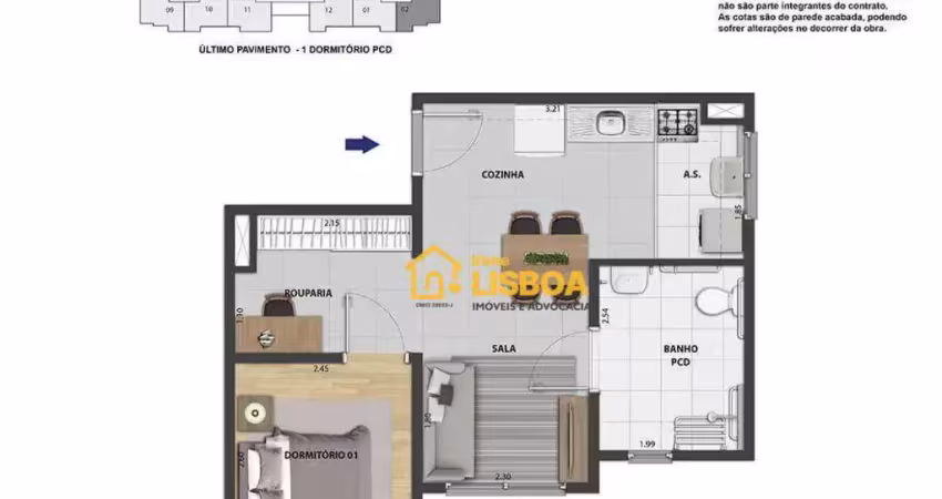 Apartamento com 2 dormitórios à venda, 38 m² por r$ 380.000 - tatuapé - são paulo/sp