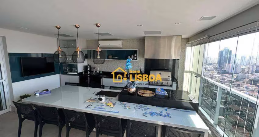 Apartamento com 3 dormitórios à venda, 165 m² por r$ 3.190.000 - vila regente feijó - são paulo/sp